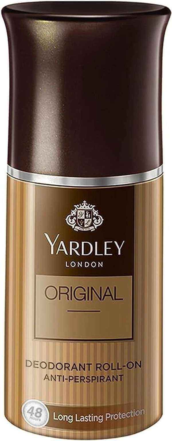 Yardley London Original Deodorant Roll On For Men, 50 ml - 50 ml