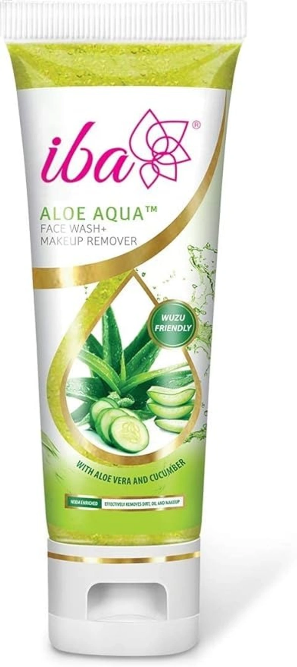 Iba Face Wash + Makeup Remover Aloe Aqua, 50ml - 50ml