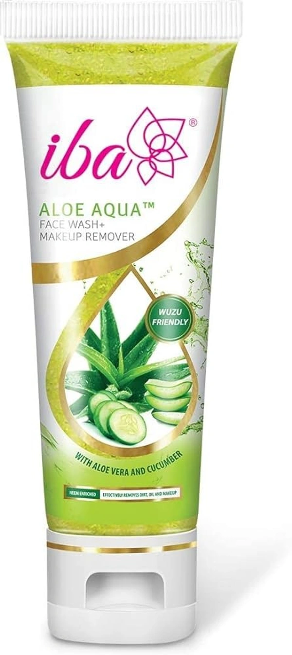 Iba Facewash + Makeup Remover Aloe Aqua 100ml - 100ml