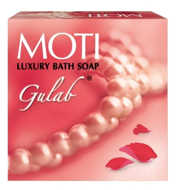 Moti Luxury Bath Soap Gulab, 75g - 75g