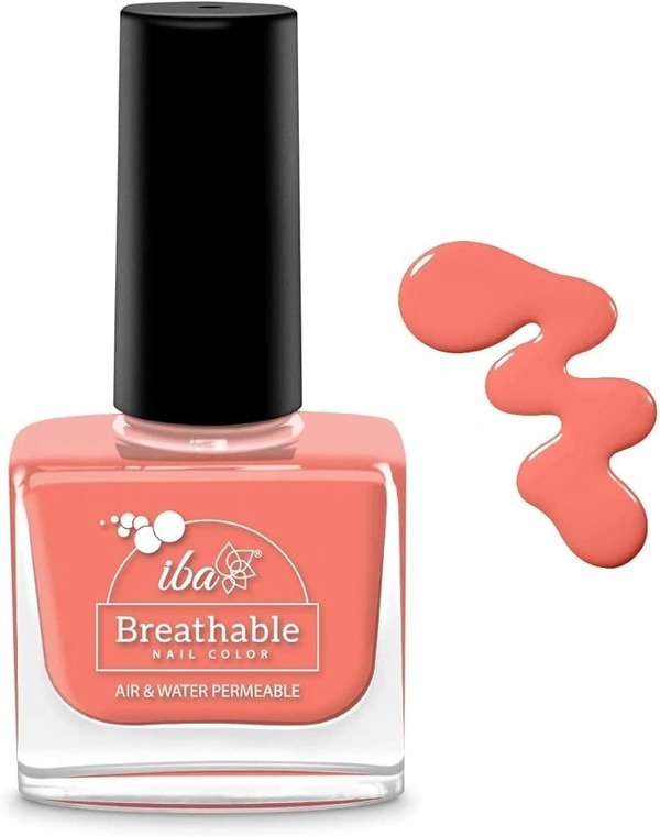 Iba Breathable Nail Color B14 Peach Echo, 9 ml - 9 ml