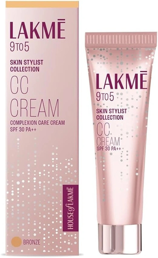 Lakme 9 to 5 Complexion Care Face Cream, Bronze, 30g - 30g