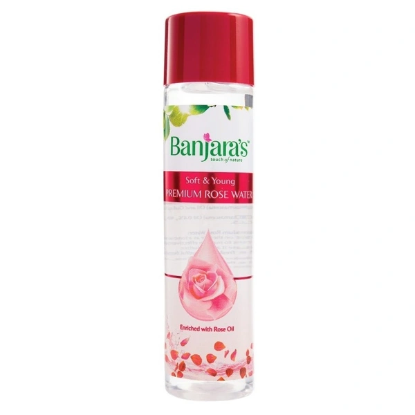 Banjaras Soft Premium Rose Water Young, 30ml - 30ml