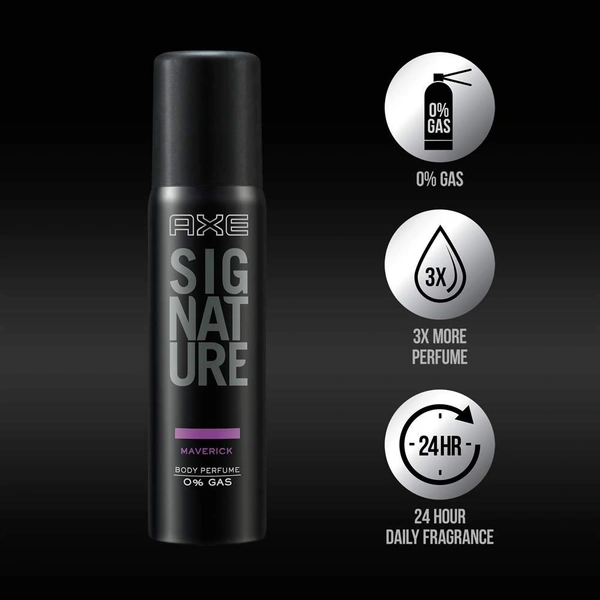 AXE Signature Maverick Body Perfume 0% Gas, 122 ml - 122 ml