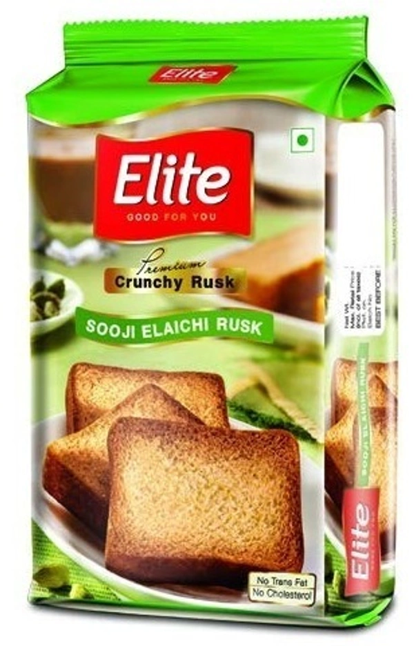 Elite Premium Elaichi Rusk, 63g - 63g