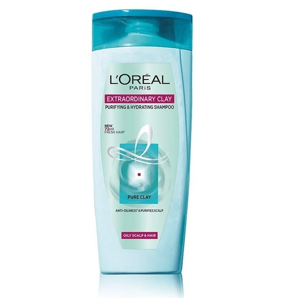 Loreal Paris Extra Ordinary Clay Shampoo Purifying Hydarting, 75ml - 75ml