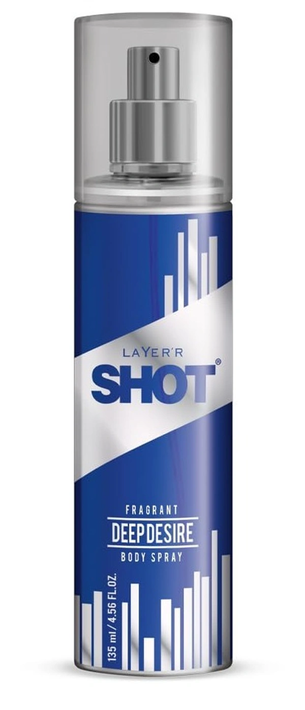 Layer'R Shot Fragrant Deep Desire Body Spray, 135ml - 135ml