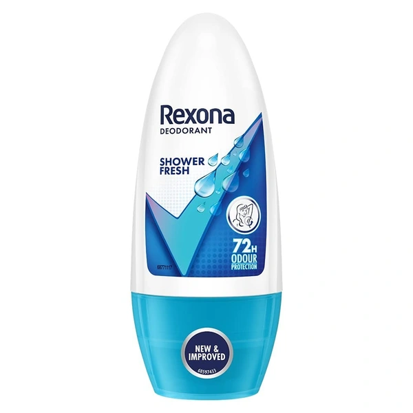 Rexona Deodorant Roll On Shower Fresh Underarm Odour  Protection, 50 ml - 50 ml