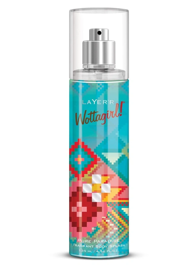 Layer'R Wottagirl Pure Paradise Fragrant Body Splash, 135ml - 135ml