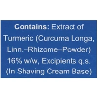 Vicco Turmeric Cream In Shaving Cream Base With Foam Ayurvedic Medicine, 70g - 70g