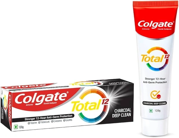 Colgate Charcol Deep Clean Toothpaste, 120g - 120g