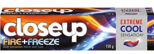 Close Up Closeup Fire + Freeze Extreme Cool Sensation Toothpaste, 150g - 150g