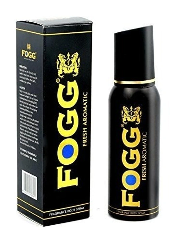Fogg Deodorant Fresh Aromatic Black Series For Men, 120 ml - 120 ml