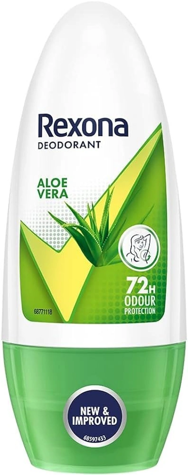 Rexona Deodorant Roll On Aloe Vera Underarm Odour  Protection, 25 ml - 25 ml
