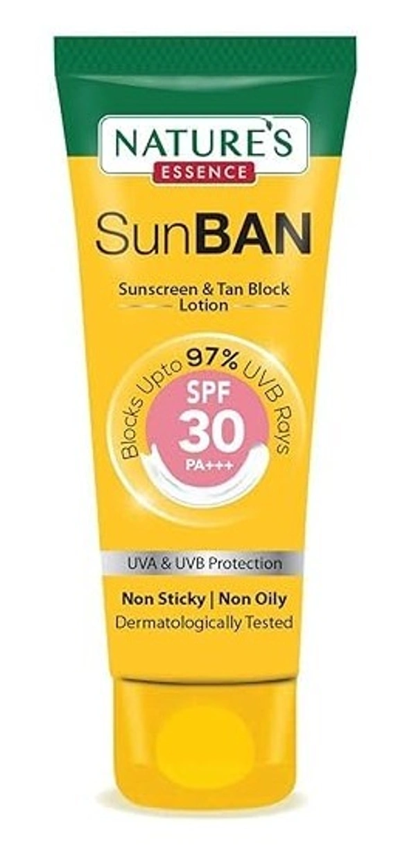 Nature's Sun Ban Sunscreen Lotion SPF-30, 120ml - 120ml