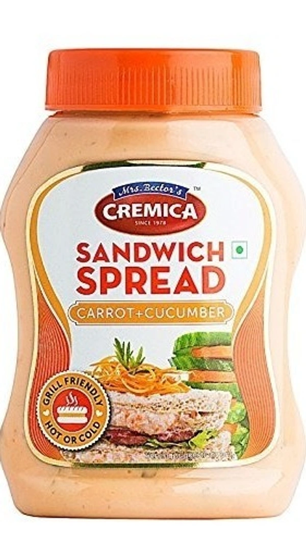 Cremica Mrs. Bectar's Cremica Sandwich Spread Carrot + Cucumber, 275g - 275g