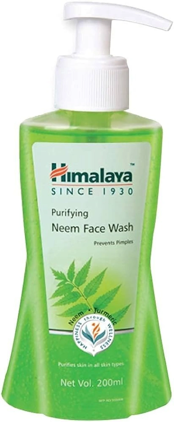 Himalaya Purifying Neem Facewash, 200 ml - 200ml