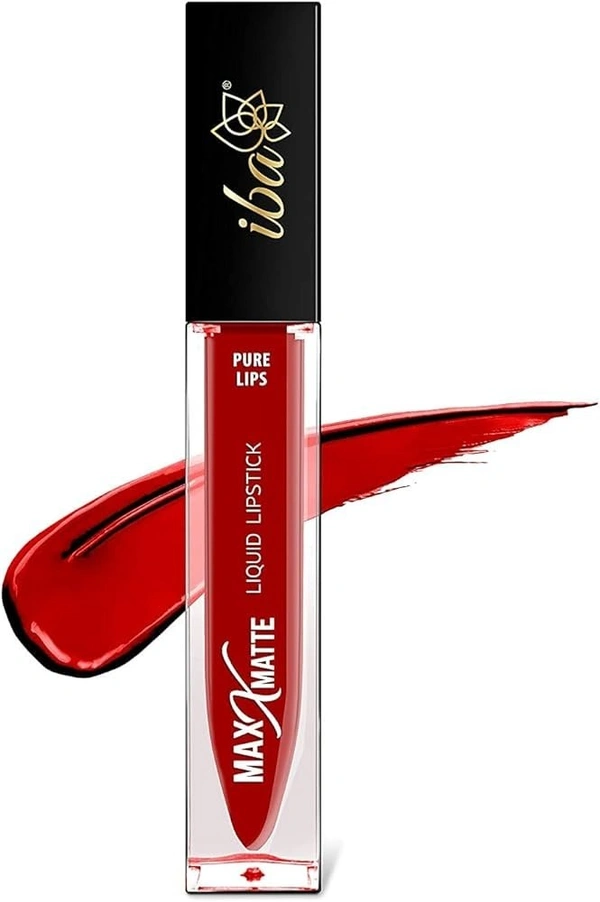 Iba Maxx Matte Liquid Lipstick Passion Red, 6.8 ml - 6.8 ml