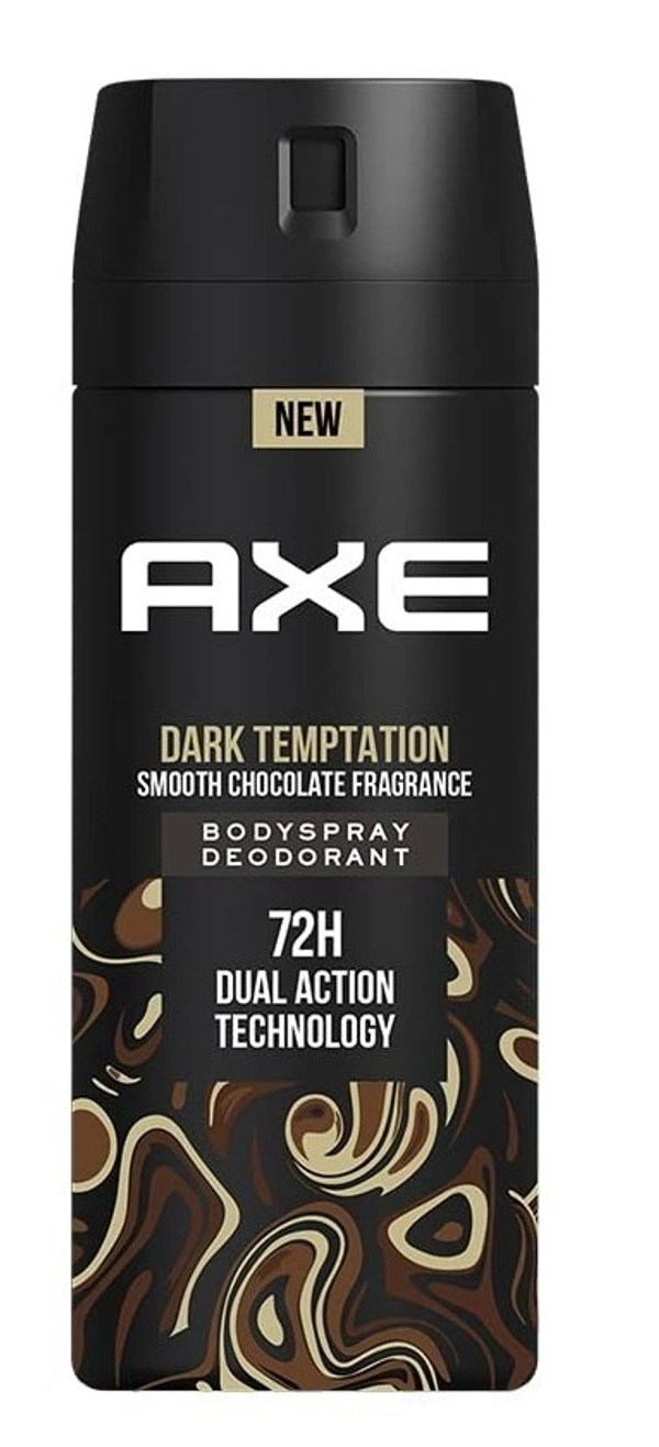 AXE Dark Temptation Smooth Chocolate Fragrance Body Spray, 150 ml - 150 ml