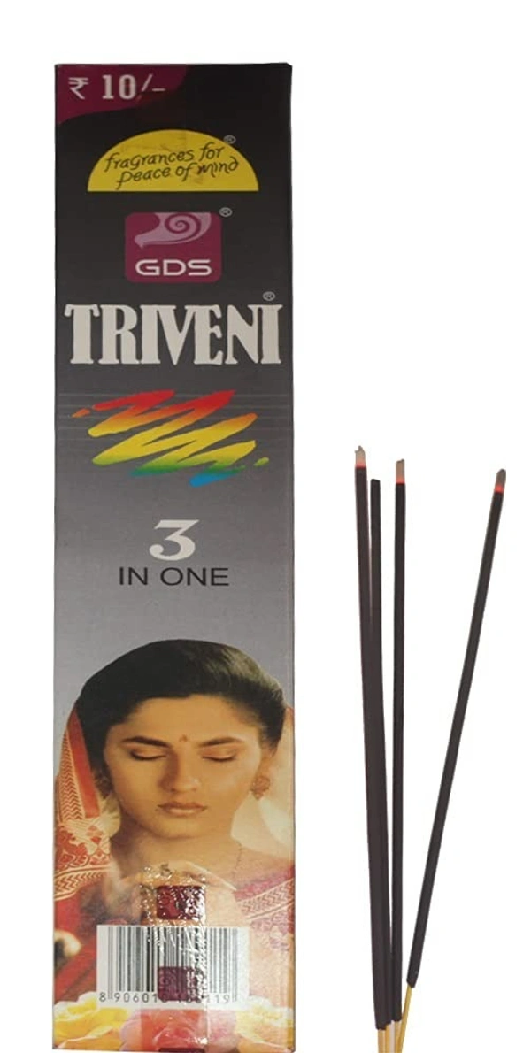 Thriveni 3 In One Incense Sticks, 45g - 45g