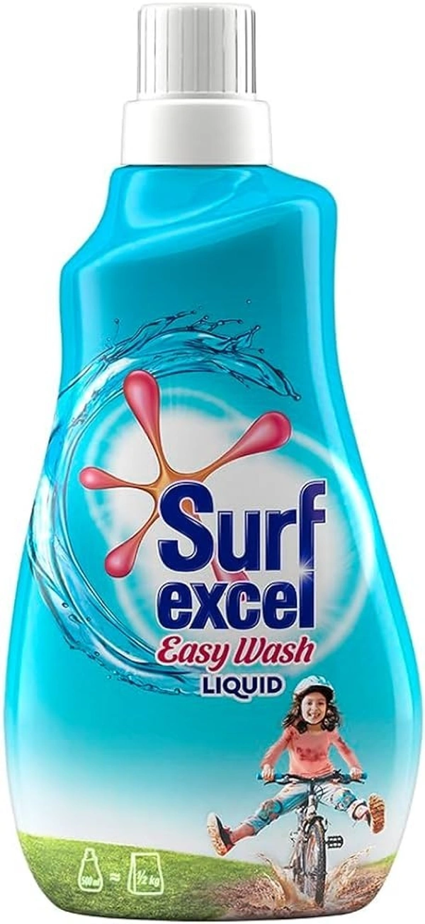 Surf Excel Easy Wash Detergent Liquid, 500 ml - 500 ml