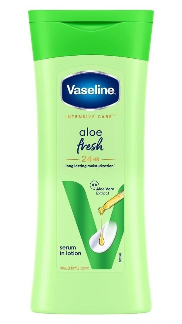 Vaseline Intensive Care Aloe Fresh Body Lotion, 200 ml - 200 ml