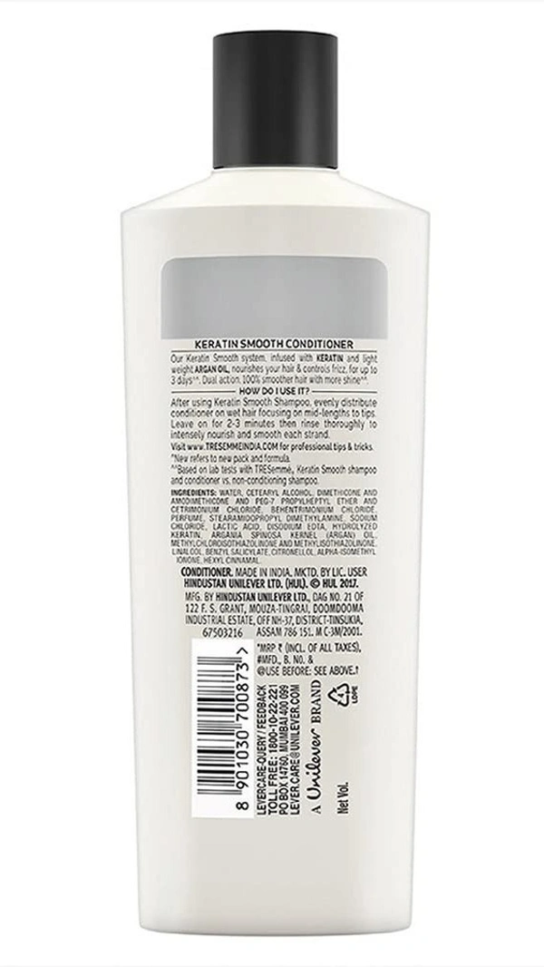 TRESemme Hair Conditioner Keratin Smooth , 185 ml - 185 ml