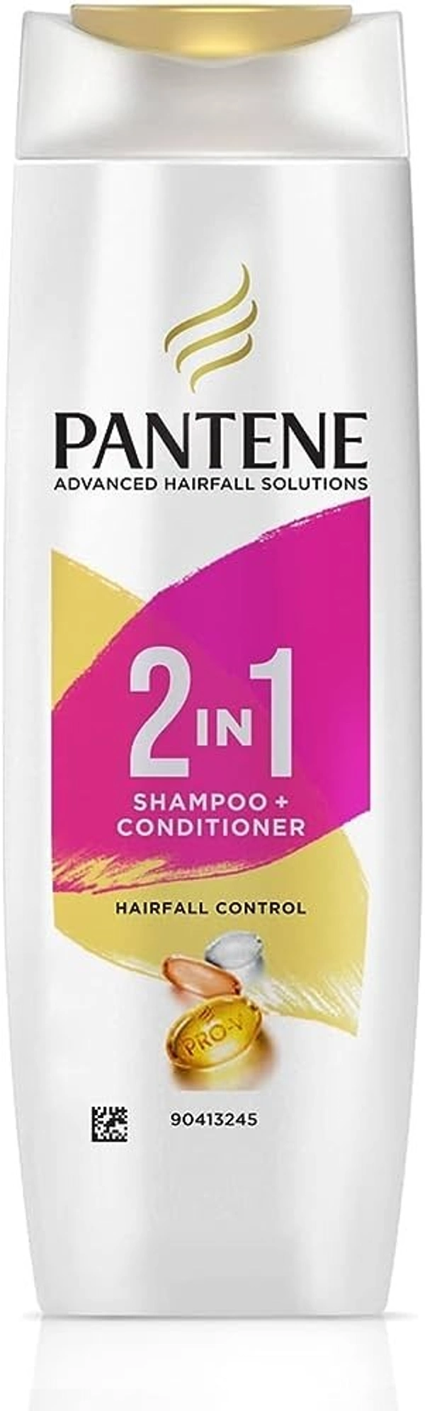 Pantene Pro-V Shmapoo + Conditioner 2 In 1 Hairfall Control, 180 ml - 180 ml