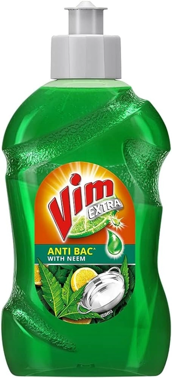 Vim Extra Dishwash Liquid Anti Bac With Neem, 250 ml - 250 ml