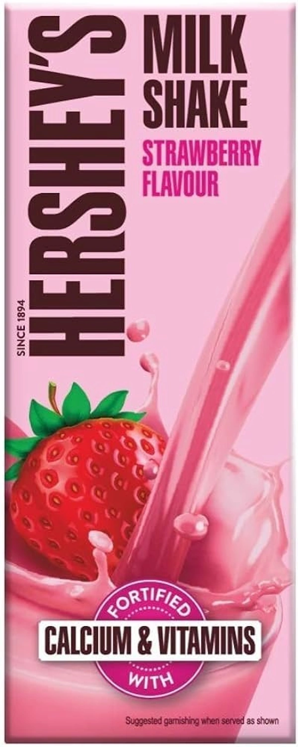 Hershey's Hersheys Milk Shake Strawberry, 200ml - 200ml