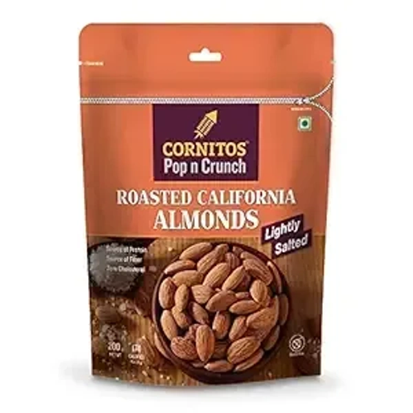 Cornitos Roasted Almond Salted, 200g - 200g