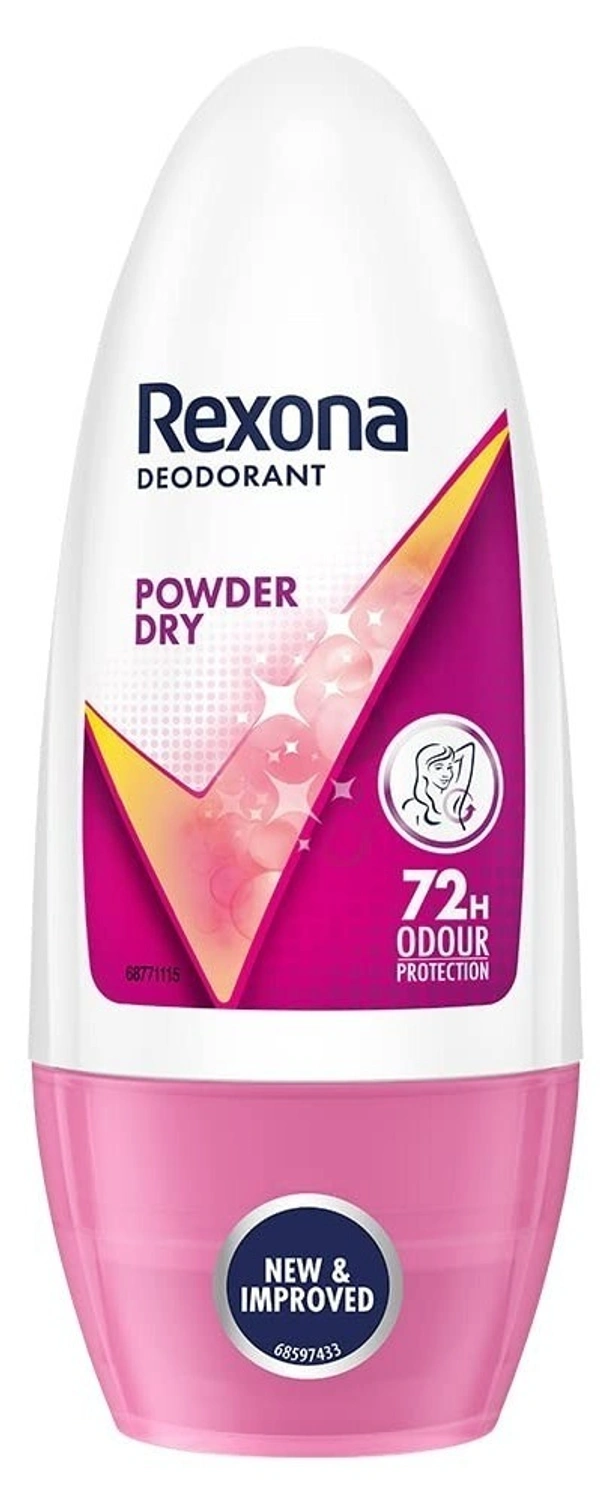 Rexona Deodorant Roll On Power Dry Underarm Odour  Protection, 25 ml - 25 ml