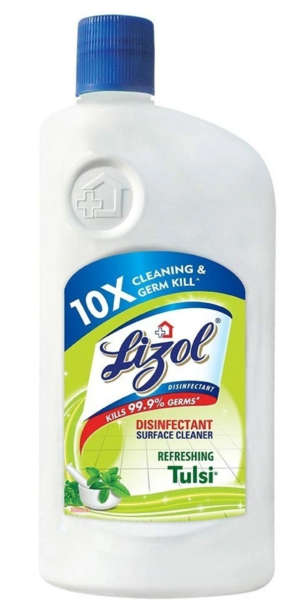Lizol Disinfectant Surface Cleaner Thulasi, 975 ml - 975 ml