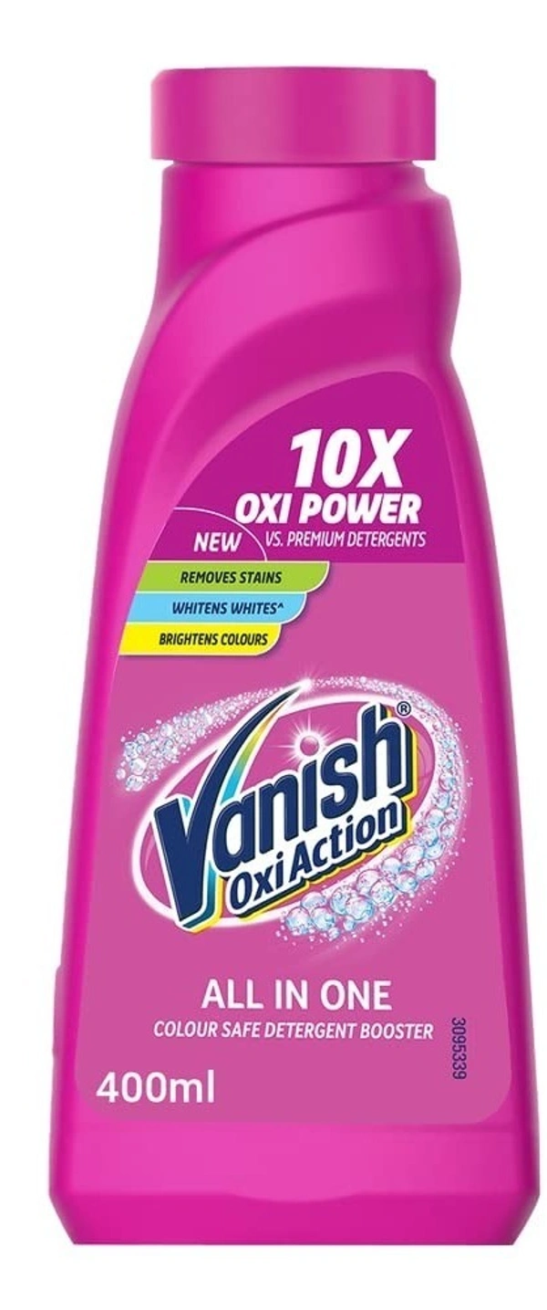 Vanish All In One Colour Safe Detergent Booster Liquid, 400 ml - 400 ml