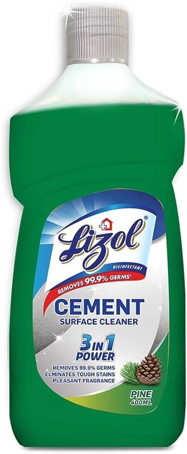Lizol Cement Surface Cleaner Pine, 400ml - 400ml
