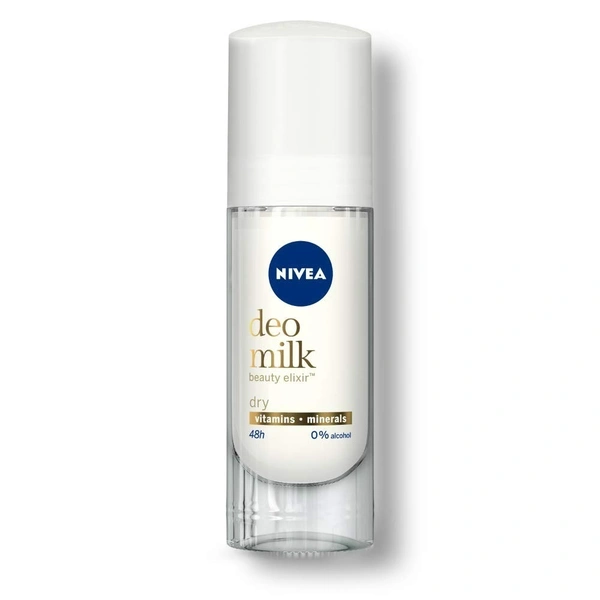 Nivea Deo Milk Dry Roll On, 40ml - 40ml