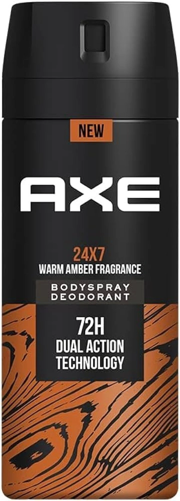 AXE Axe Bodyspray Deodorant 24X7 Warm Amber Fragrance, 150 ml - 150 ml