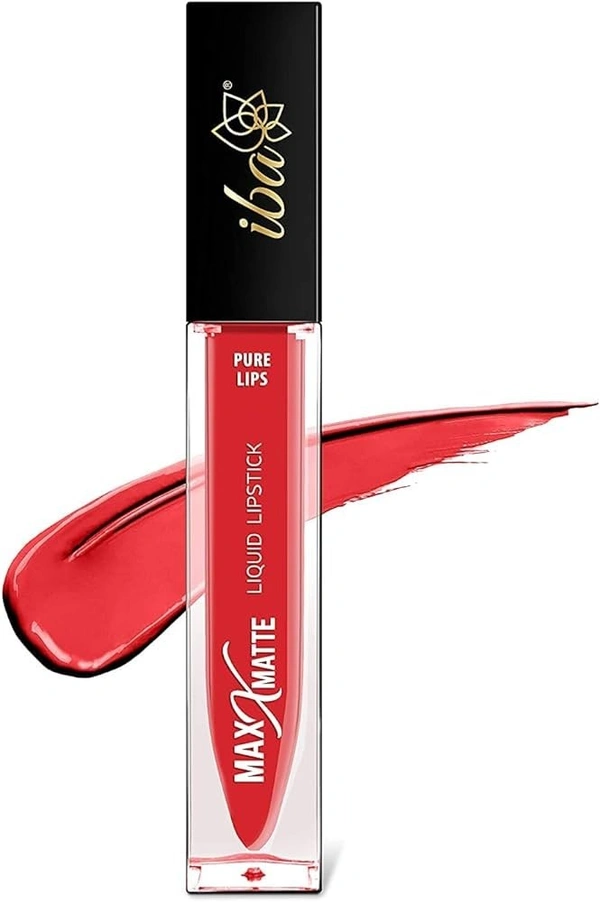 Iba Maxx Matte Liquid Lipstick Festive Red, 6.8 ml - 6.8 ml