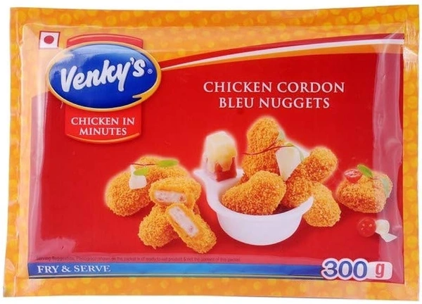 Venkey's Chicken Cordon Bleu Nuggets, 300g - 300g