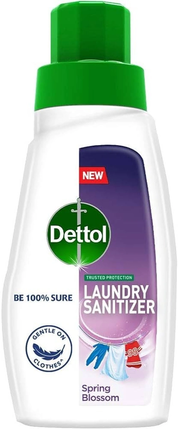 Dettol After Detergent Wash Liquid Laundry Sanitizer Spring Blossom, 180 ml - 180 ml