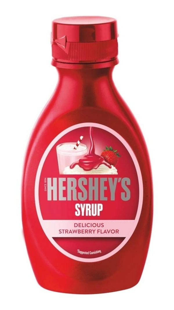 Hershey's Syrup Strawberry Bottle 200g - 200g