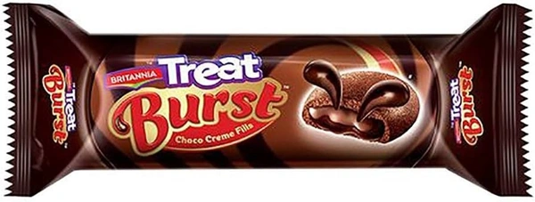 Britannia Treat Burst Choco Creme Fills - 120g - 120g