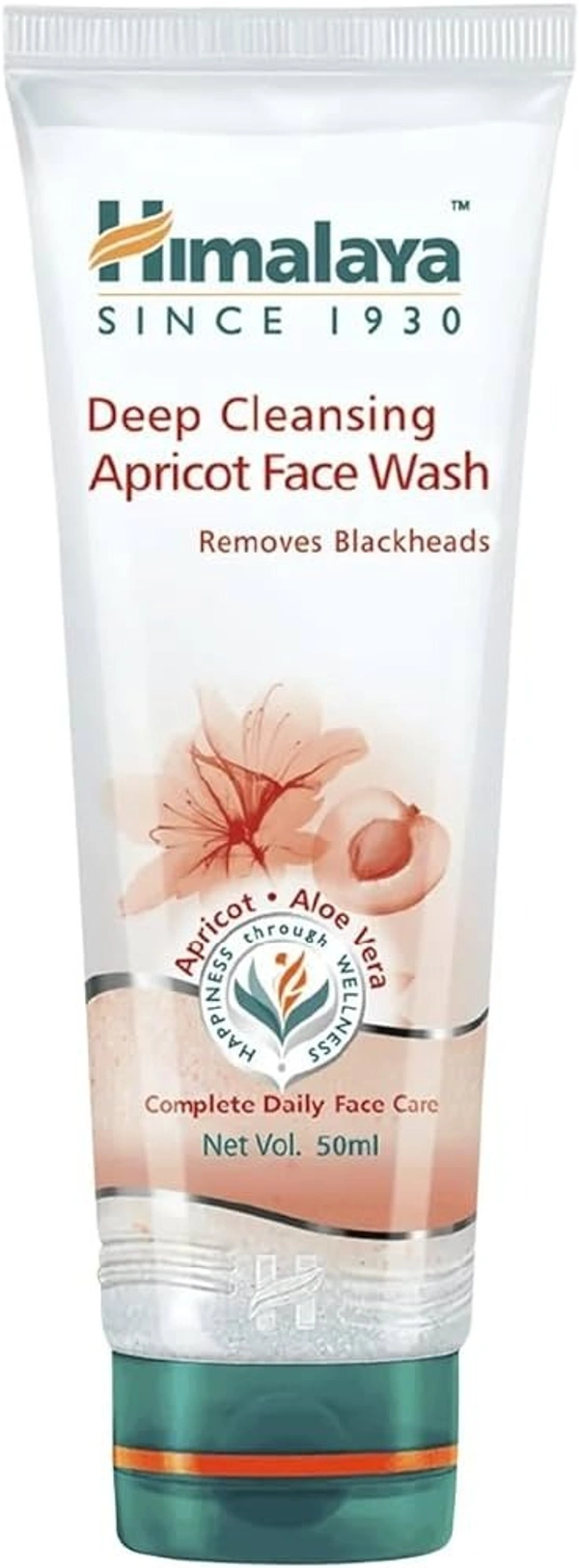 Himalaya Deep Cleansing Apricot Face Was, 50 ml