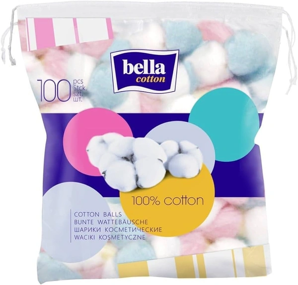 Bella Cotton Balls, 100 pcs - 100 pcs