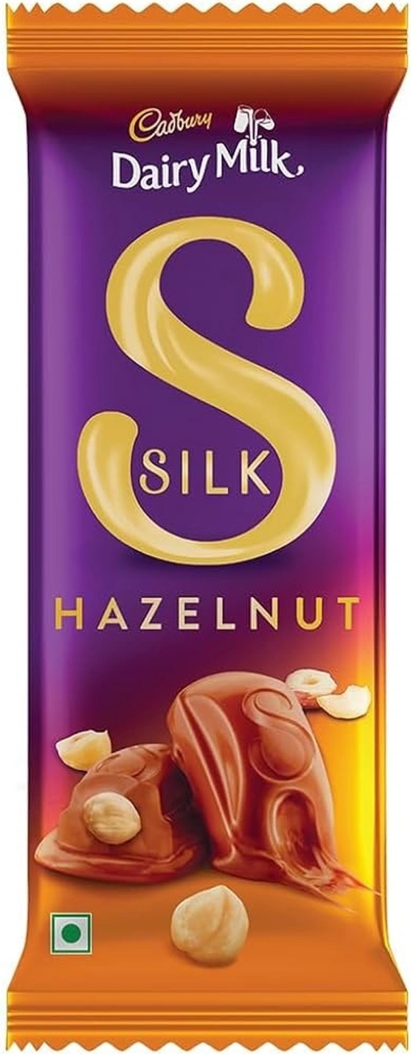 Dairy Milk Cadbury Dairy Milk Silk Chocolate Bar Hazelnut, 58g