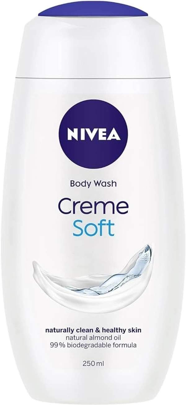 Nivea Body Wash Creme Soft, 250 ml - 250 ml