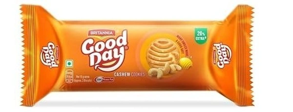 Britannia Good Day Cashew Cookies Pack, 120g - 120g