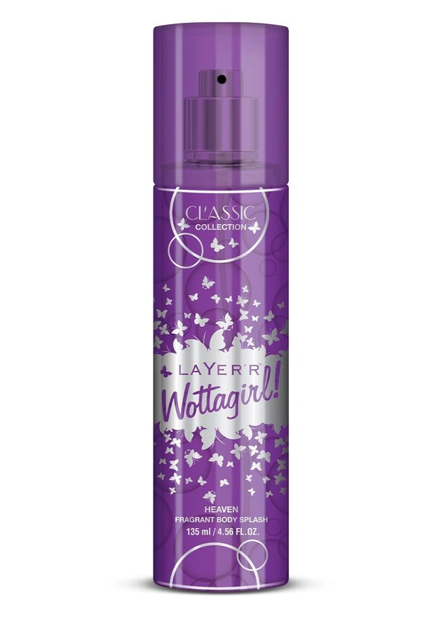 Layer'R Wottagirl Classic Collection Heaven Fragrant Body Splash, 135ml - 135ml