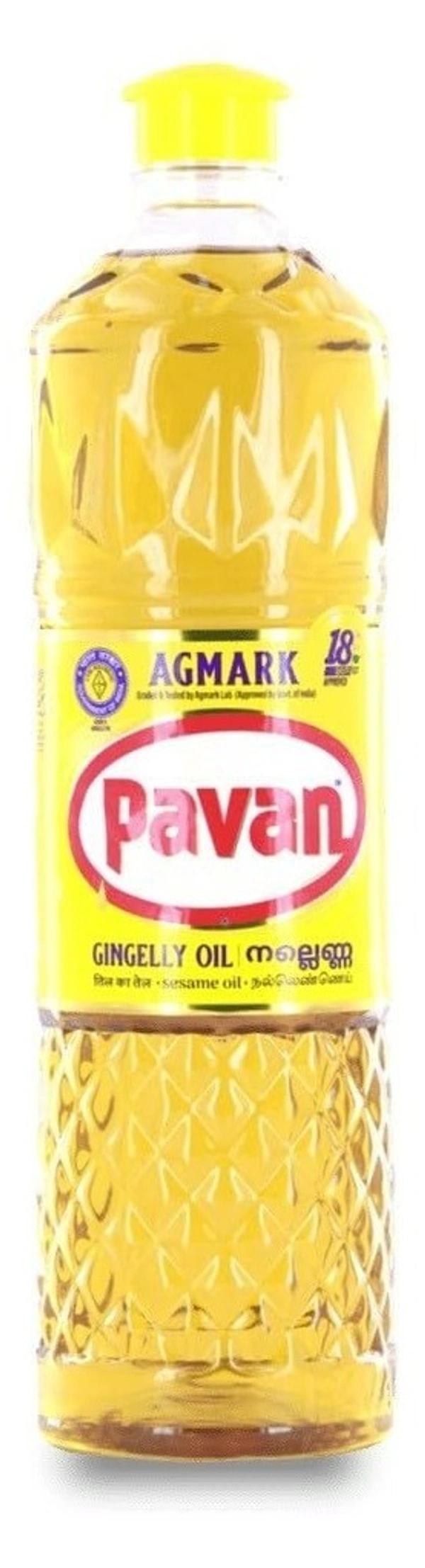 Pavan Gingelly Oil Bottle, 1 ltr - 1Ltr