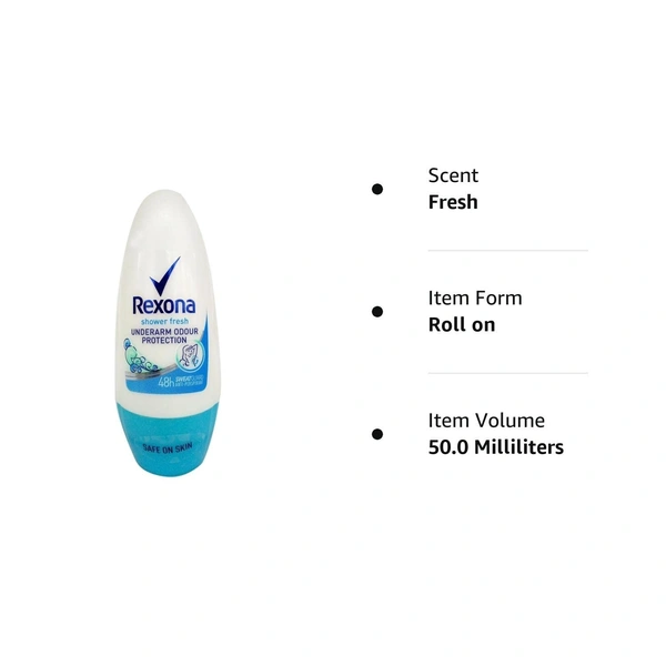 Rexona Shower Fresh Underarm Odour Protection, 50 ml - 50 ml